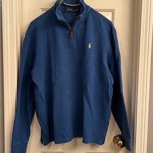 Men’s Polo Blue Sweater Large